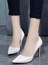 Escarpins à Talons Aiguilles Semelle Blanc pour Femmes